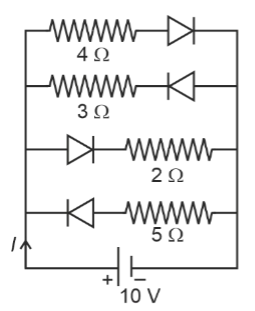 Circuit diagram with diodes and resistors